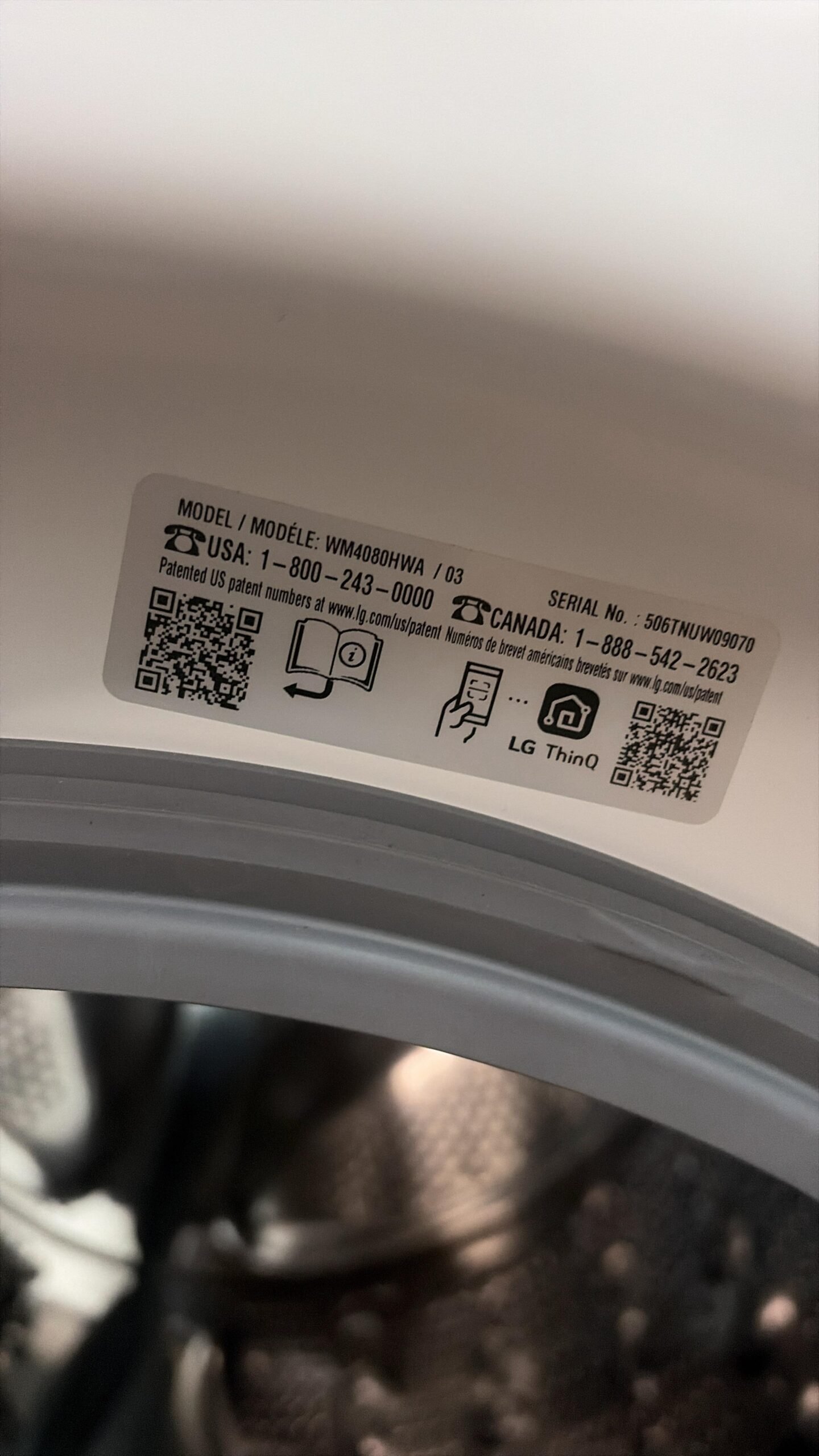LG WM4080HWA High-Efficiency Front Load Washer - Image 3