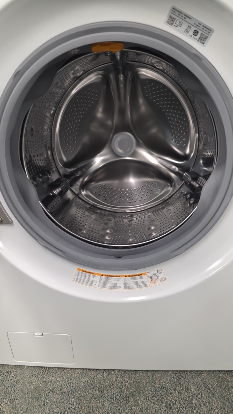 LG 27" NEW FRONT LOAD STACKABLE SET WITH WARRANTY - Image 2