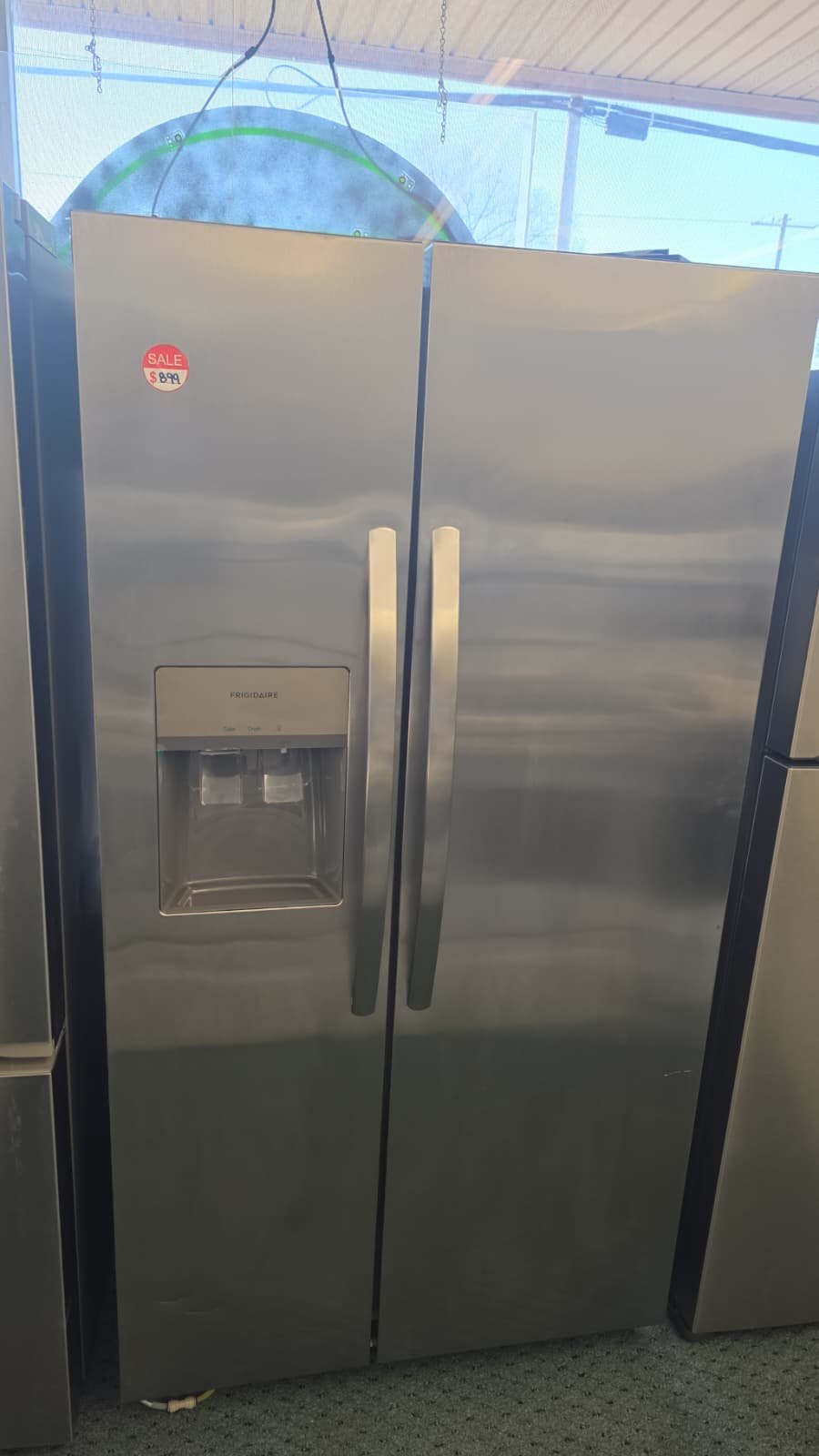 FRIGIDAIRE 36" NEW SCRATCH AND DENT SIDE BY SIDE REFRIGERATOR