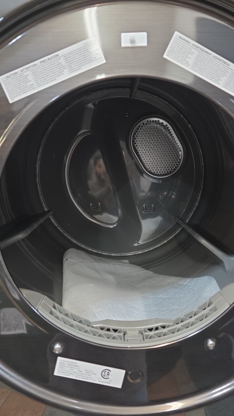 SAMSUNG 27" NEW SMART FRONT LOAD STACKABLE ELECTRIC DRYER - Image 2