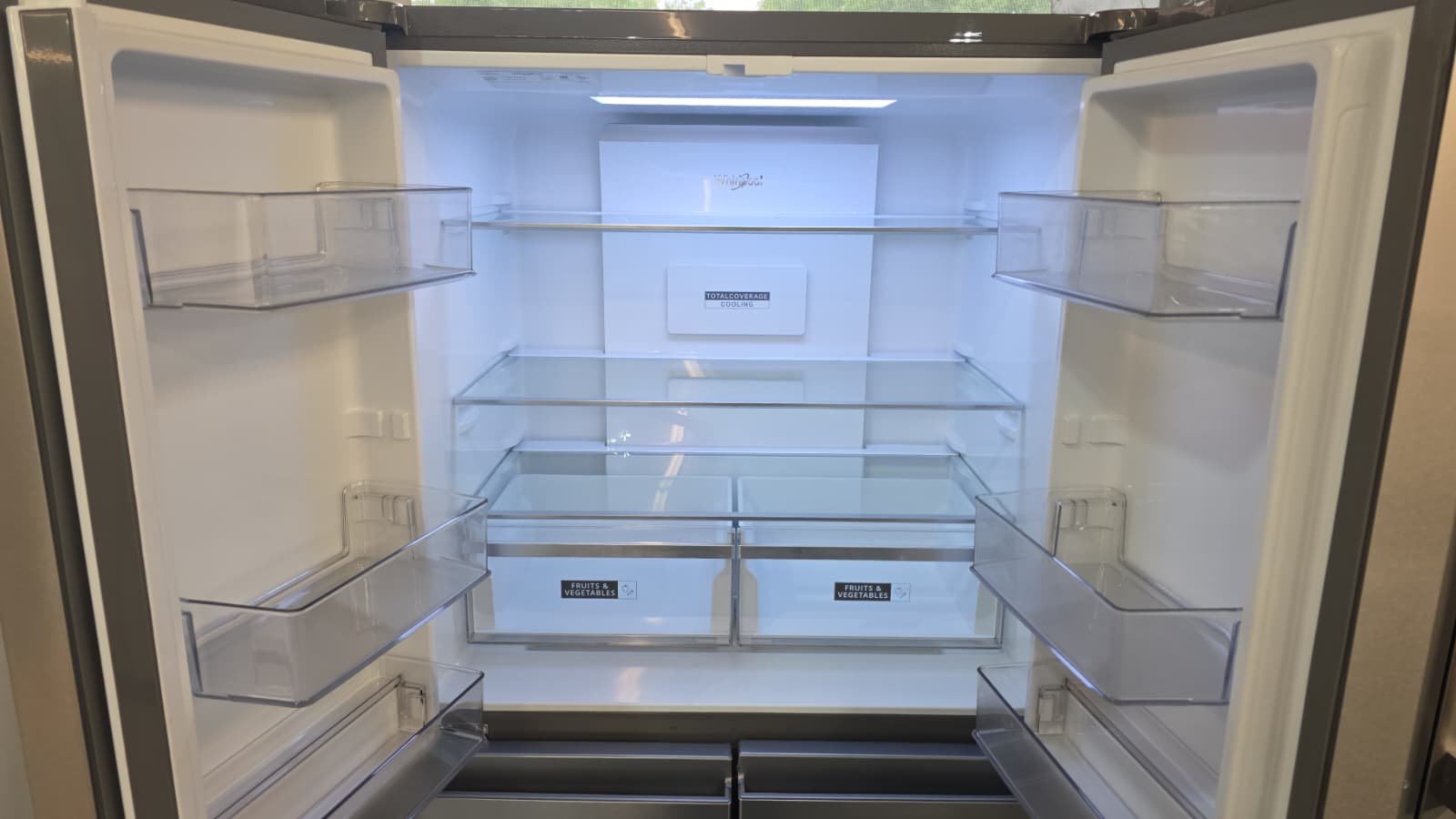 Whirlpool WRQA59CNKZ 19.4 Cu. Ft. Counter-Depth 4-Door French Door Refrigerator - Image 2