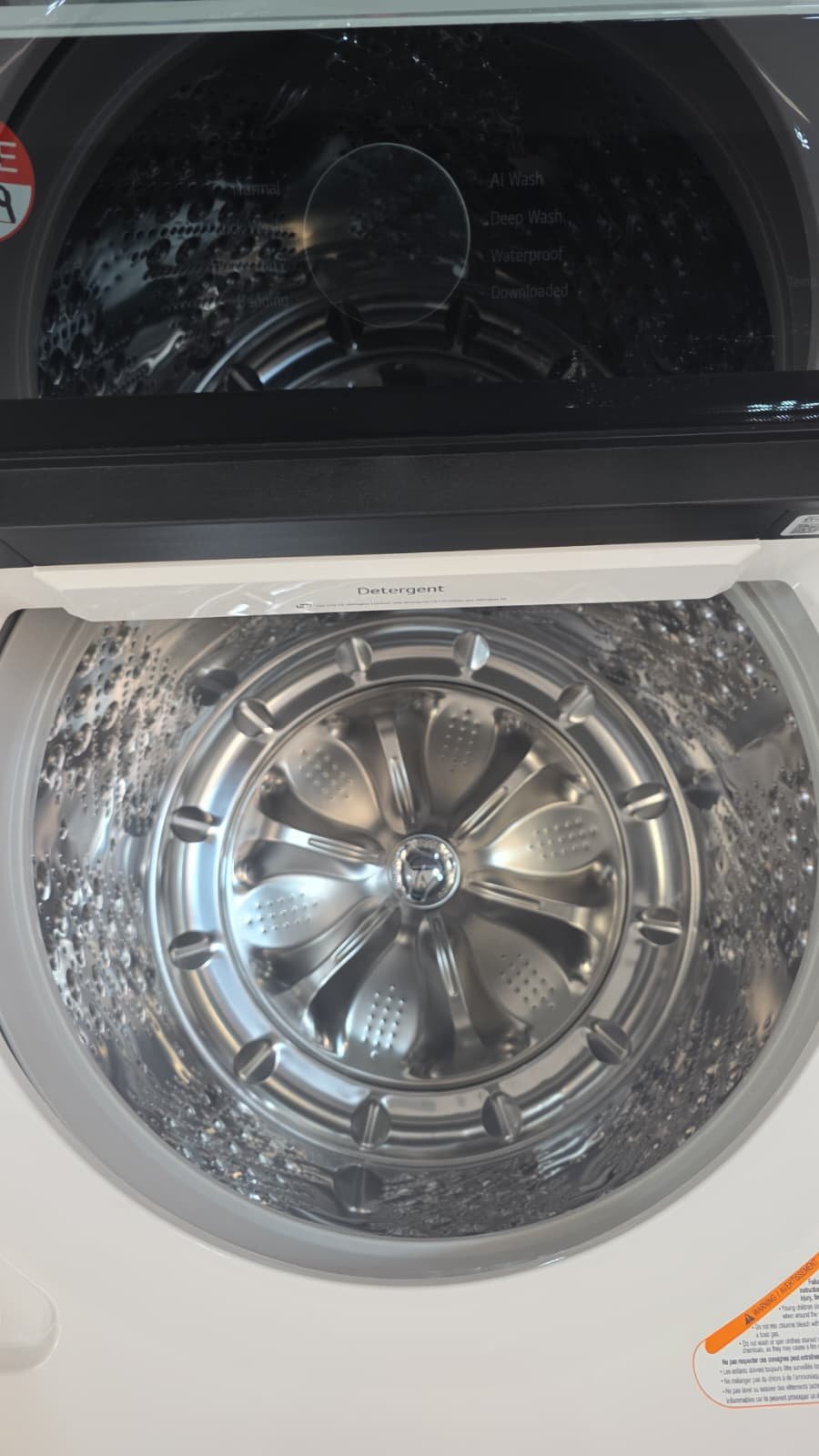 LG New WT8400CW 5.5 Cu. Ft. Top Load Washer – White - Image 2