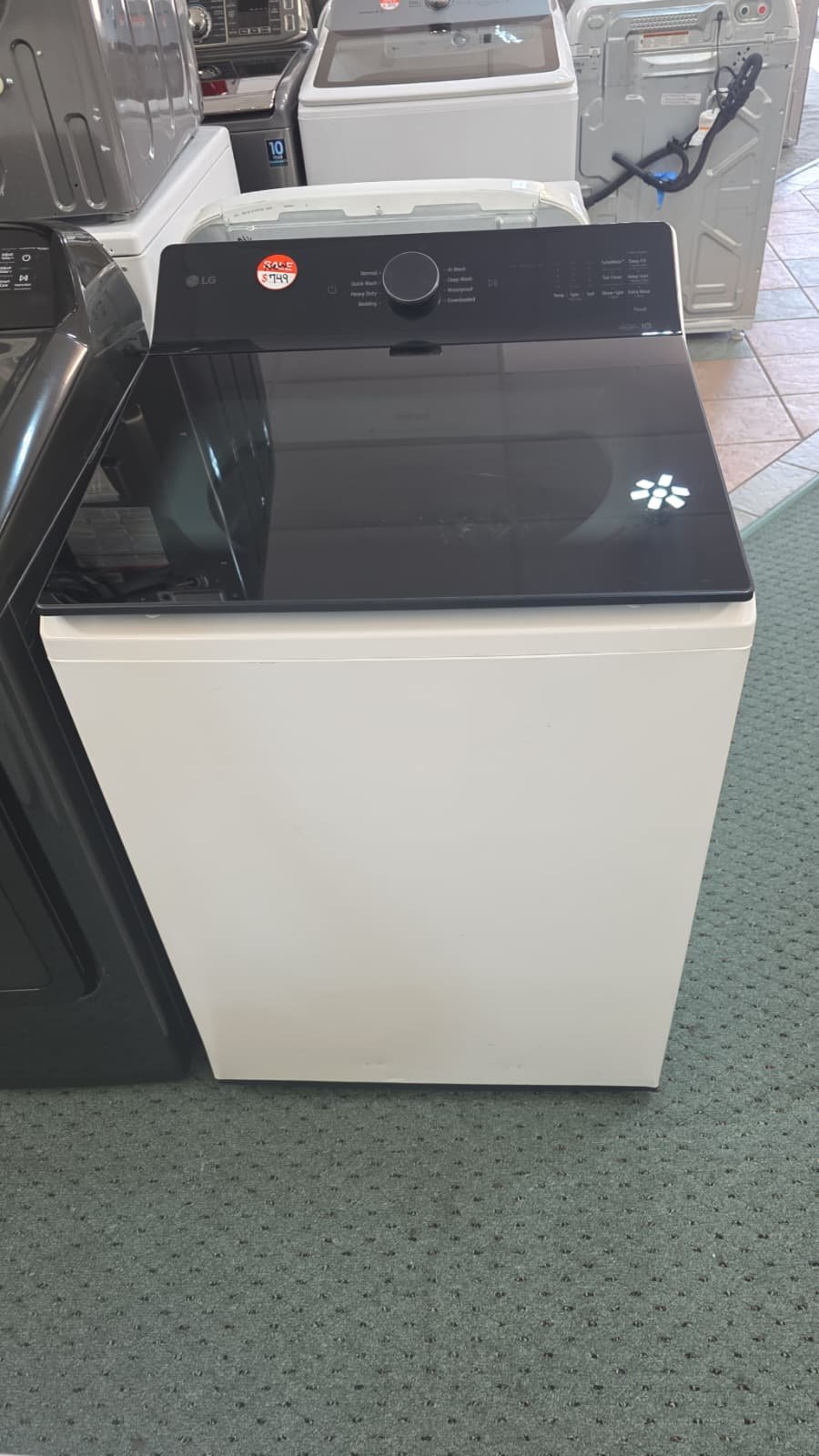 LG New WT8400CW 5.5 Cu. Ft. Top Load Washer – White