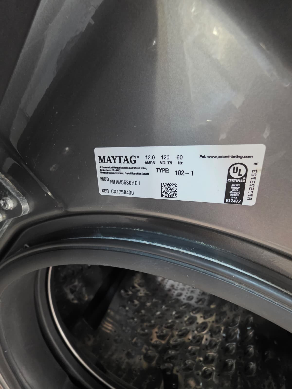 Maytag MHW5630HC1 4.5 Cu. Ft. Front Load Washer - Image 2
