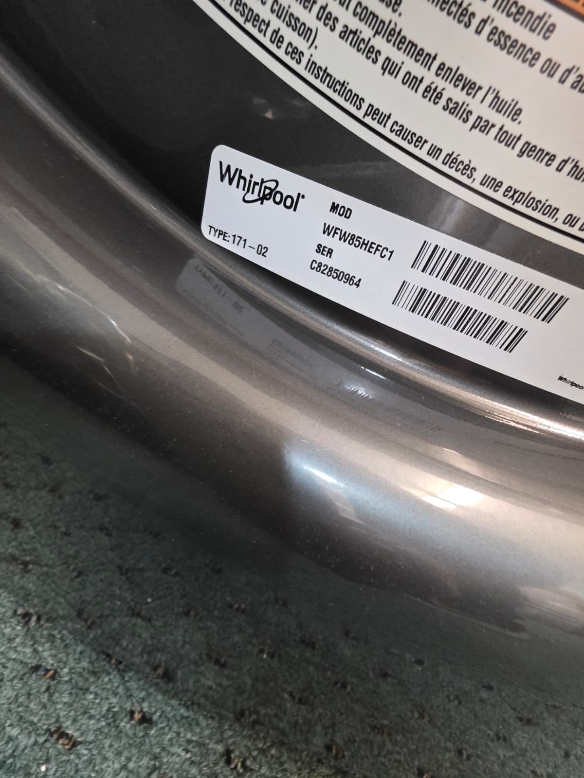 Whirlpool WFW85HEFC1 4.5 Cu. Ft. Front Load Washer - Image 3