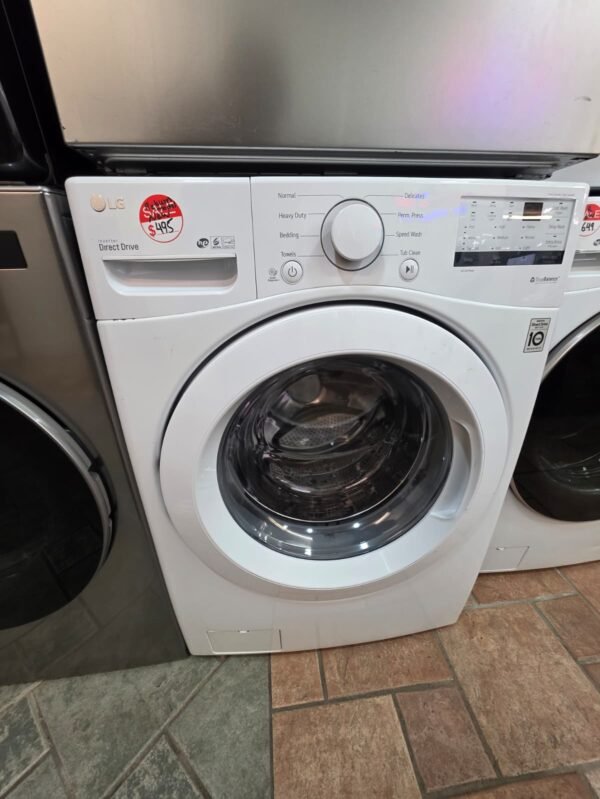 LG WM3400CW 4.5 Cu. Ft. Ultra Large Front Load Washer