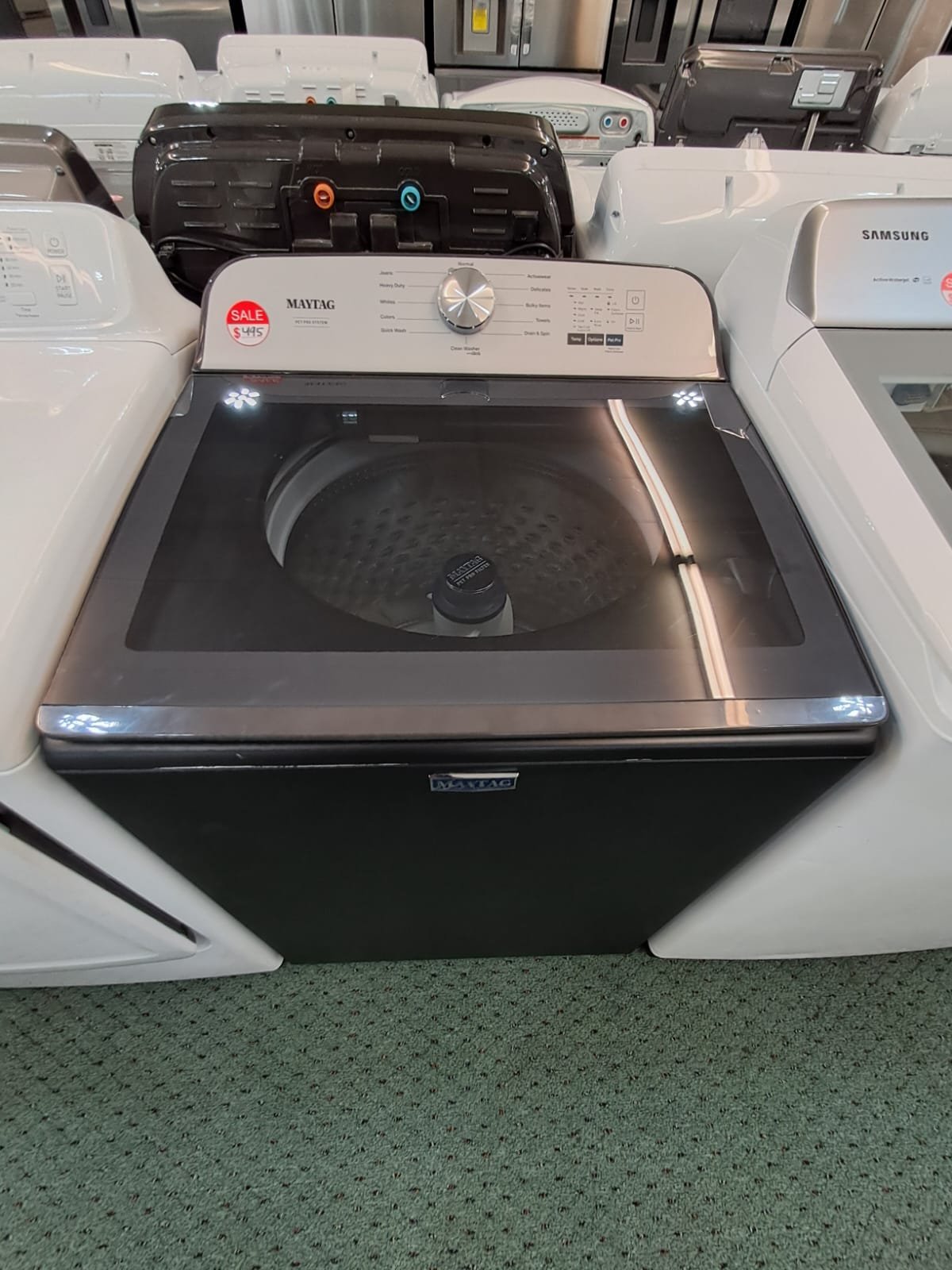 Maytag MVW6500MBK0 4.7 Cu. Ft. Pet Pro Top Load Washer