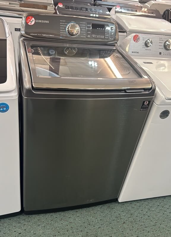 SAMSUNG 27" USED ELECTRIC TOP LOAD WASHER WITH WARRANTY