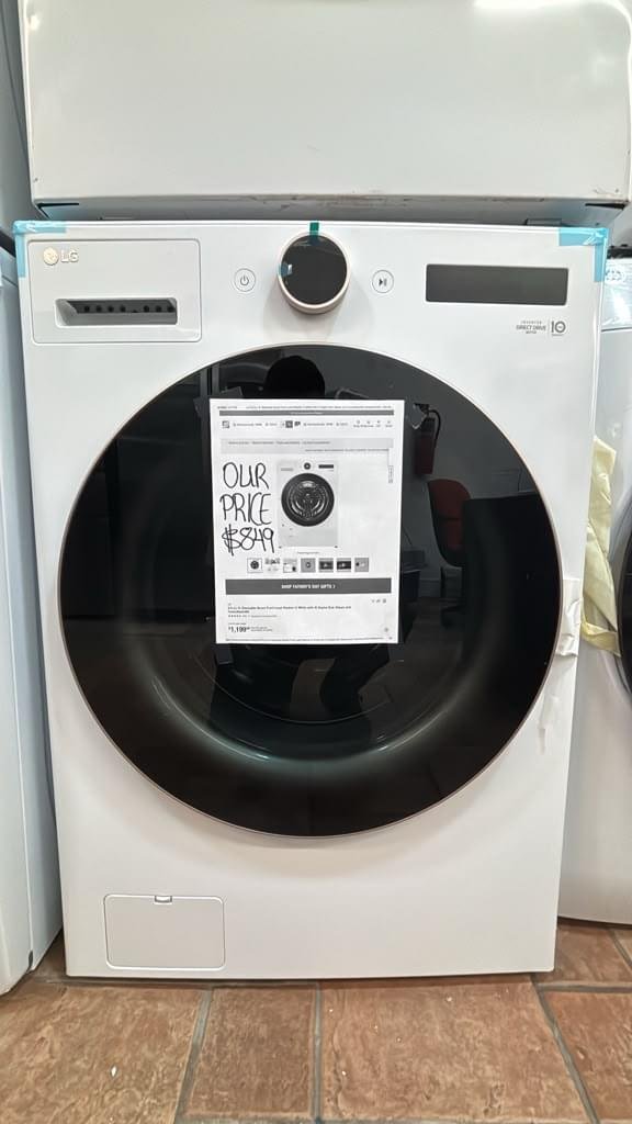 LG WM6500HWA 4.5 Cu. Ft. Smart Front Load Washer – White