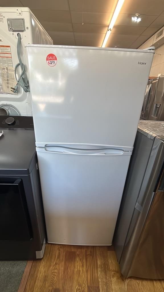 Haier HA10TG21BSW 10.0 Cu. Ft. Top Freezer Refrigerator – Stainless Steel