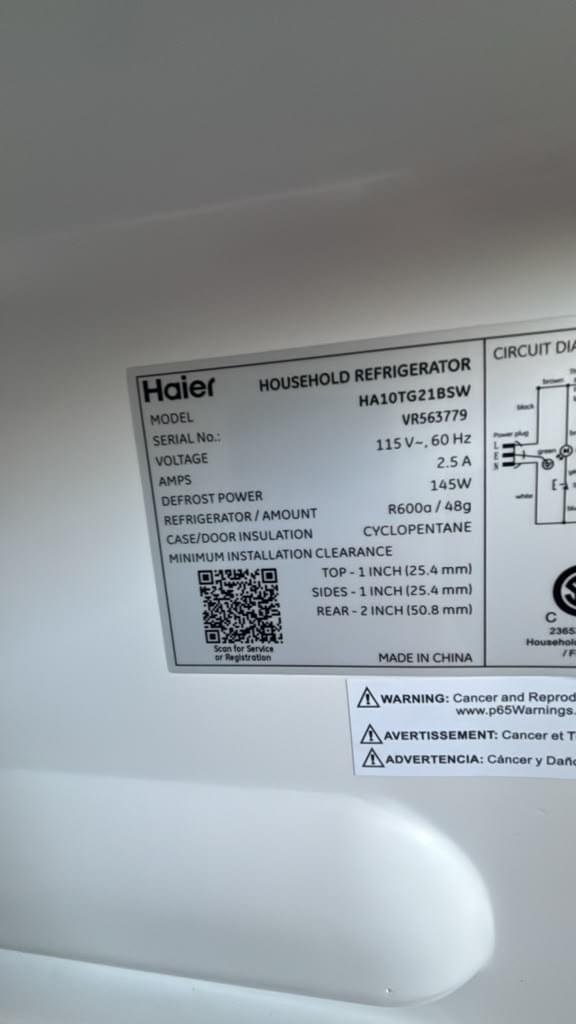 Haier HA10TG21BSW 10.0 Cu. Ft. Top Freezer Refrigerator – Stainless Steel - Image 3