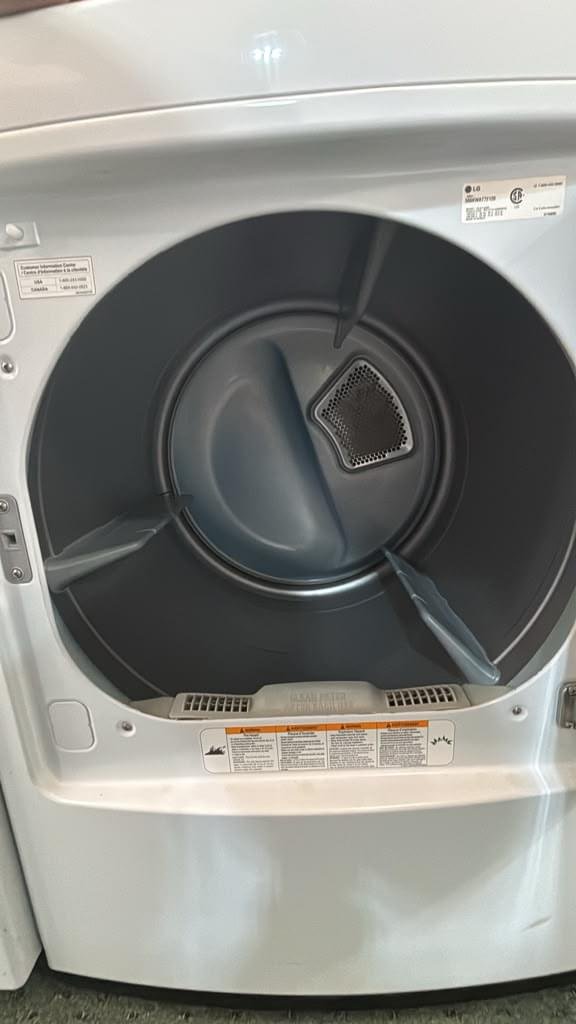 LG 7.3 Cu. Ft. Ultra Large Capacity Electric Dryer – White - Image 2