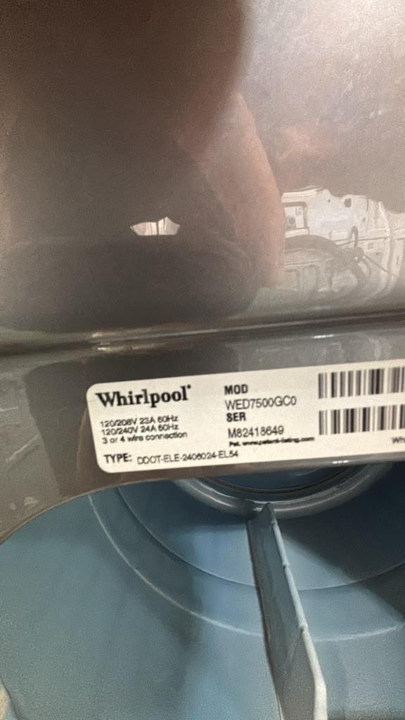 Whirlpool WED7500GC0 Electric Dryer - Image 3