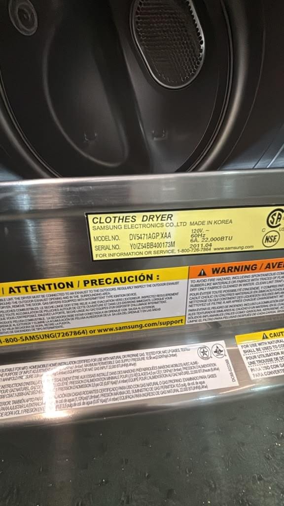 Samsung 7.4 Cu. Ft. Gas Dryer with Steam Dry - Image 3