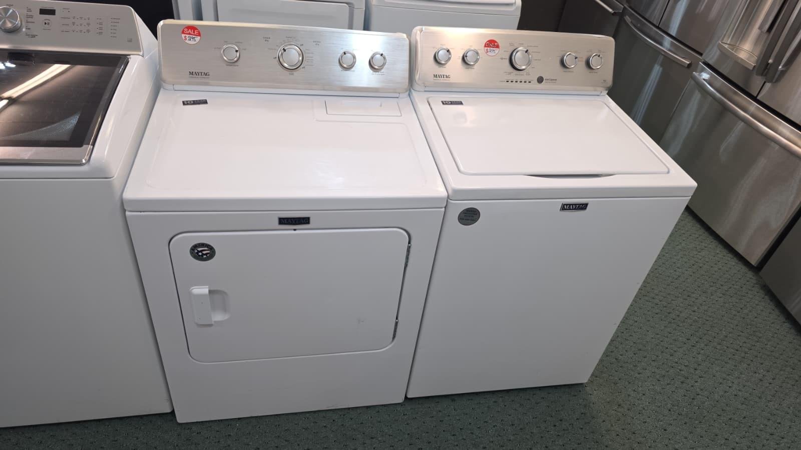 MAYTAG USED ELECTRIC SET WITH WARRANTY