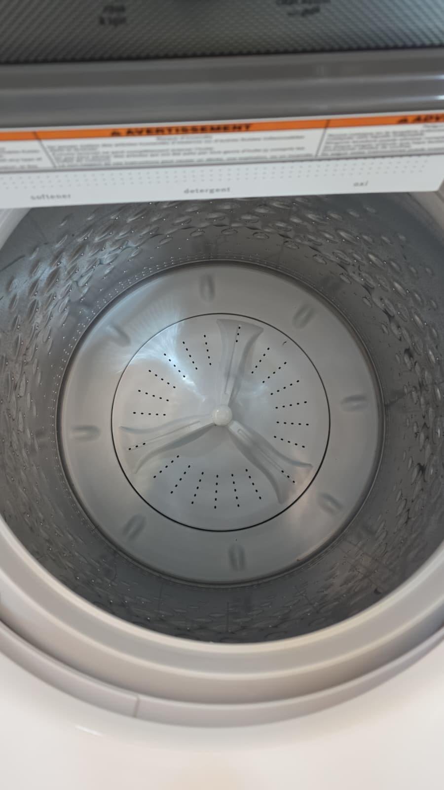 SAMSUNG 27" USED TOP LOAD WASHER AND ELECTRIC DRYER SET - Image 2