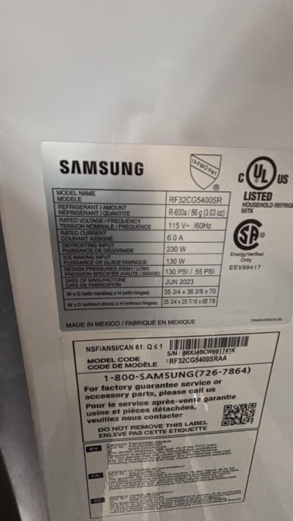 Samsung 30.5 Cu. Ft. Mega Capacity 3-Door French Door Refrigerator – Stainless Steel - Image 2