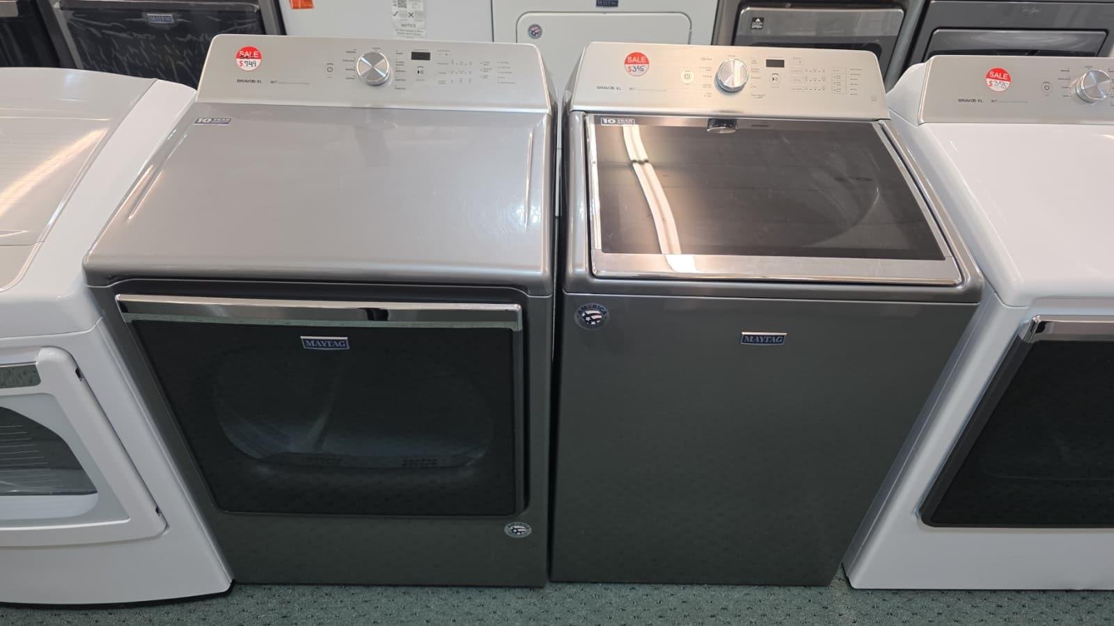 MAYTAG 27" USED ELECTRIC SET COMES WITH WARRANTY