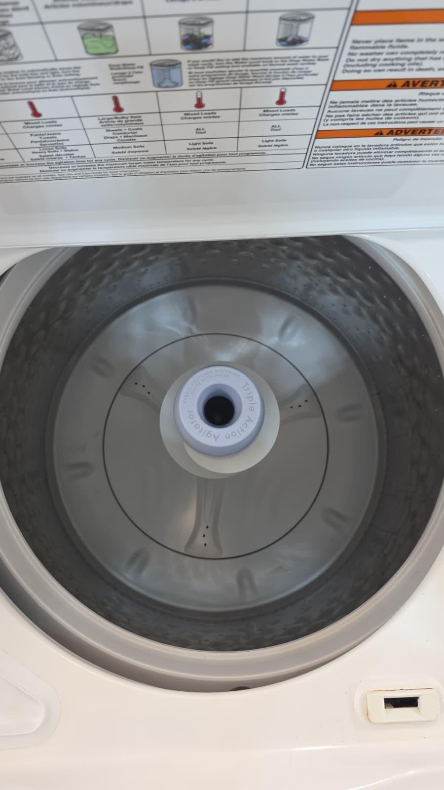 KENMORE 27" WIDE USED ELECTRIC WASHER AND DRYER SET - Image 3